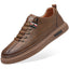 Versatile Men's Casual Sneakers - Breathable Leather Shoes