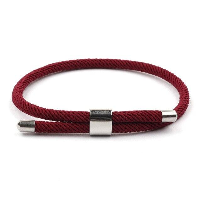 Adjustable Nautical Braided Bracelet for Couples