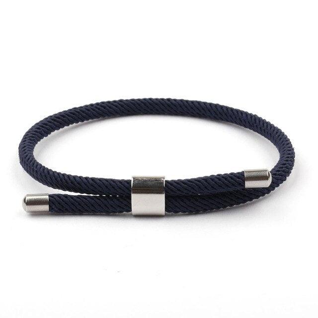 Adjustable Nautical Braided Bracelet for Couples