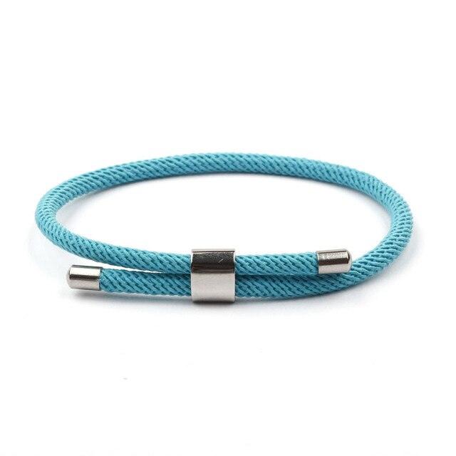 Adjustable Nautical Braided Bracelet for Couples
