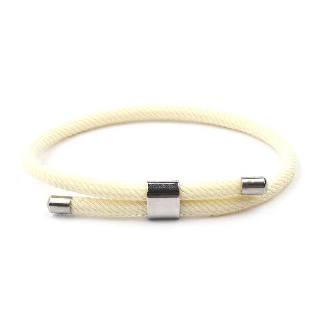Adjustable Nautical Braided Bracelet for Couples