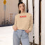 Beware of People Who Dislike Cats Cropped Fleece Pullover