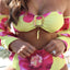Trendy High Waist Long Sleeve Bikini Set for Women