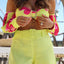 Trendy High Waist Long Sleeve Bikini Set for Women