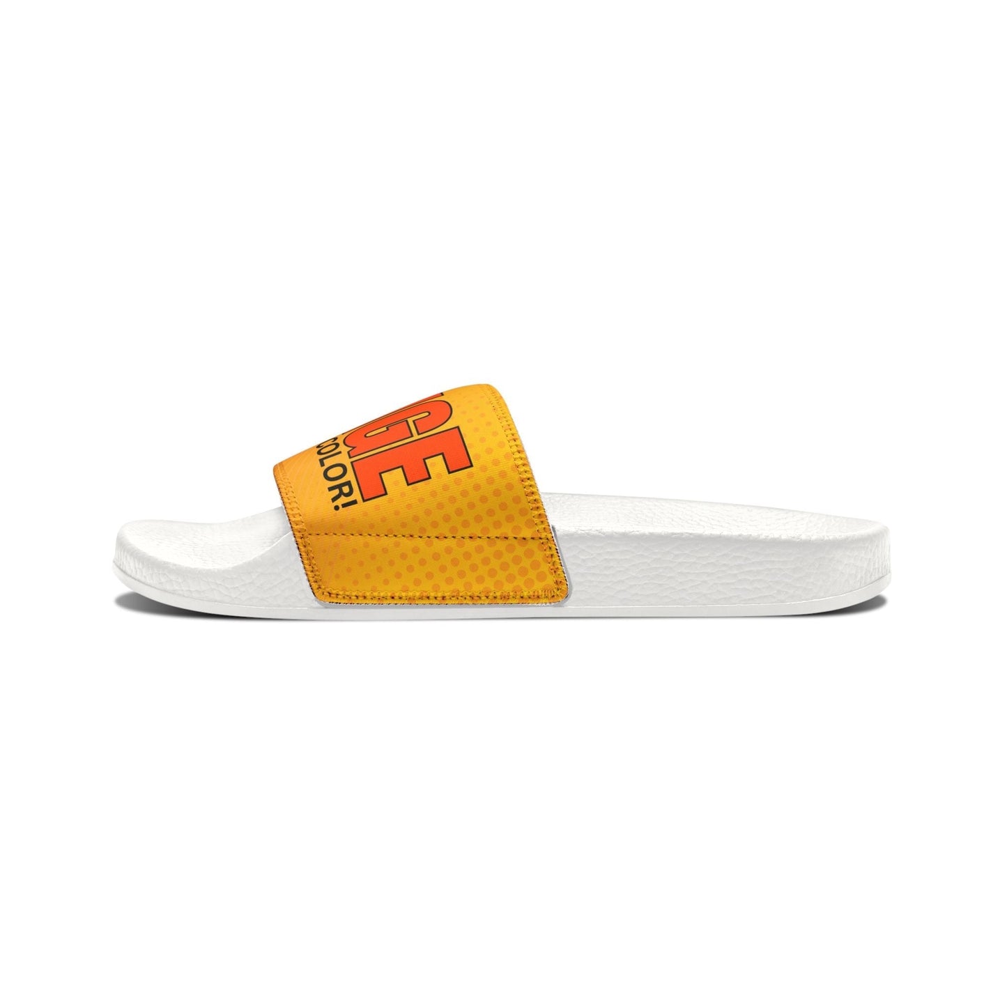 Stylish Men's Sandals - 'Orange Is Not My Color' Fashion Footwear - Korvel
