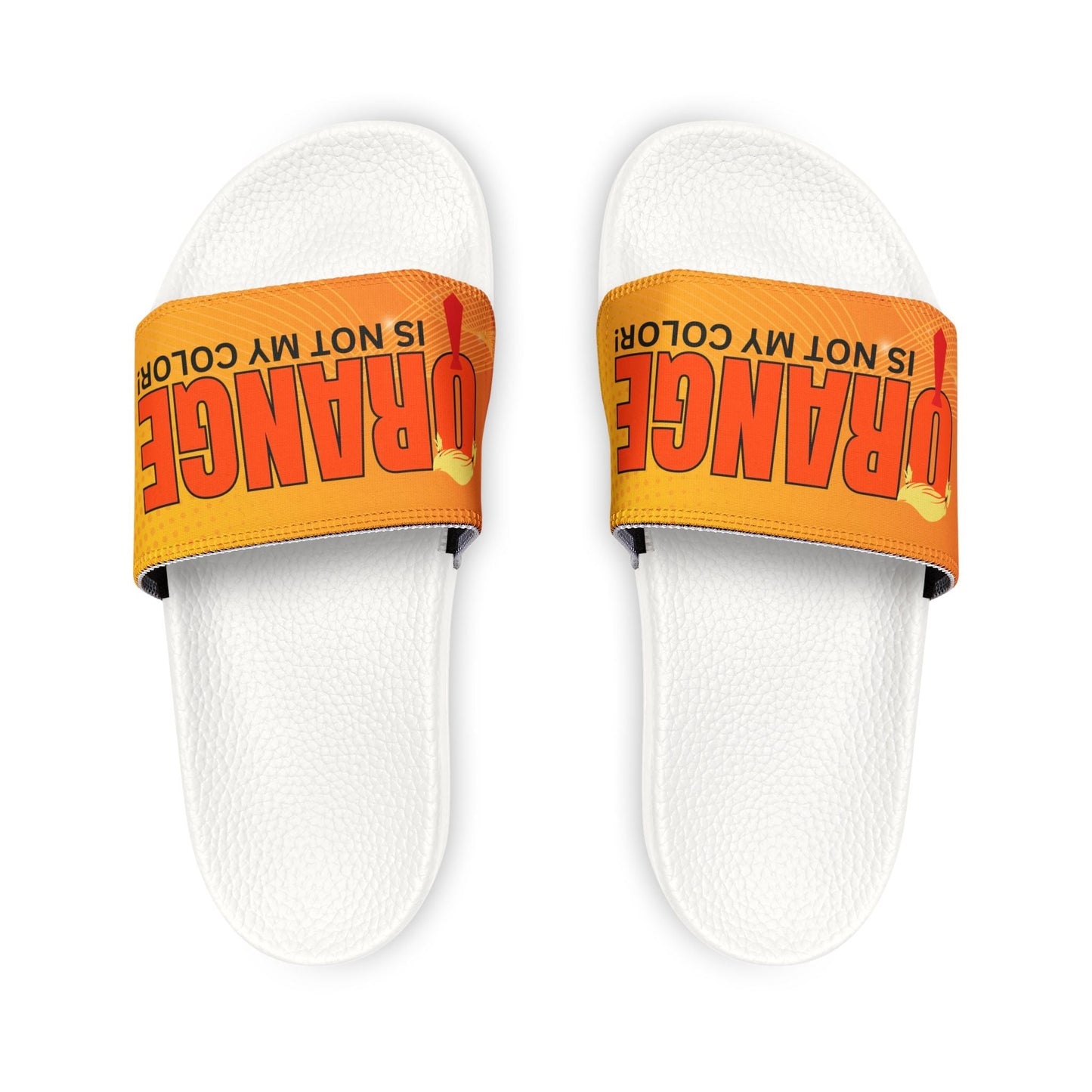 Stylish Men's Sandals - 'Orange Is Not My Color' Fashion Footwear - Korvel