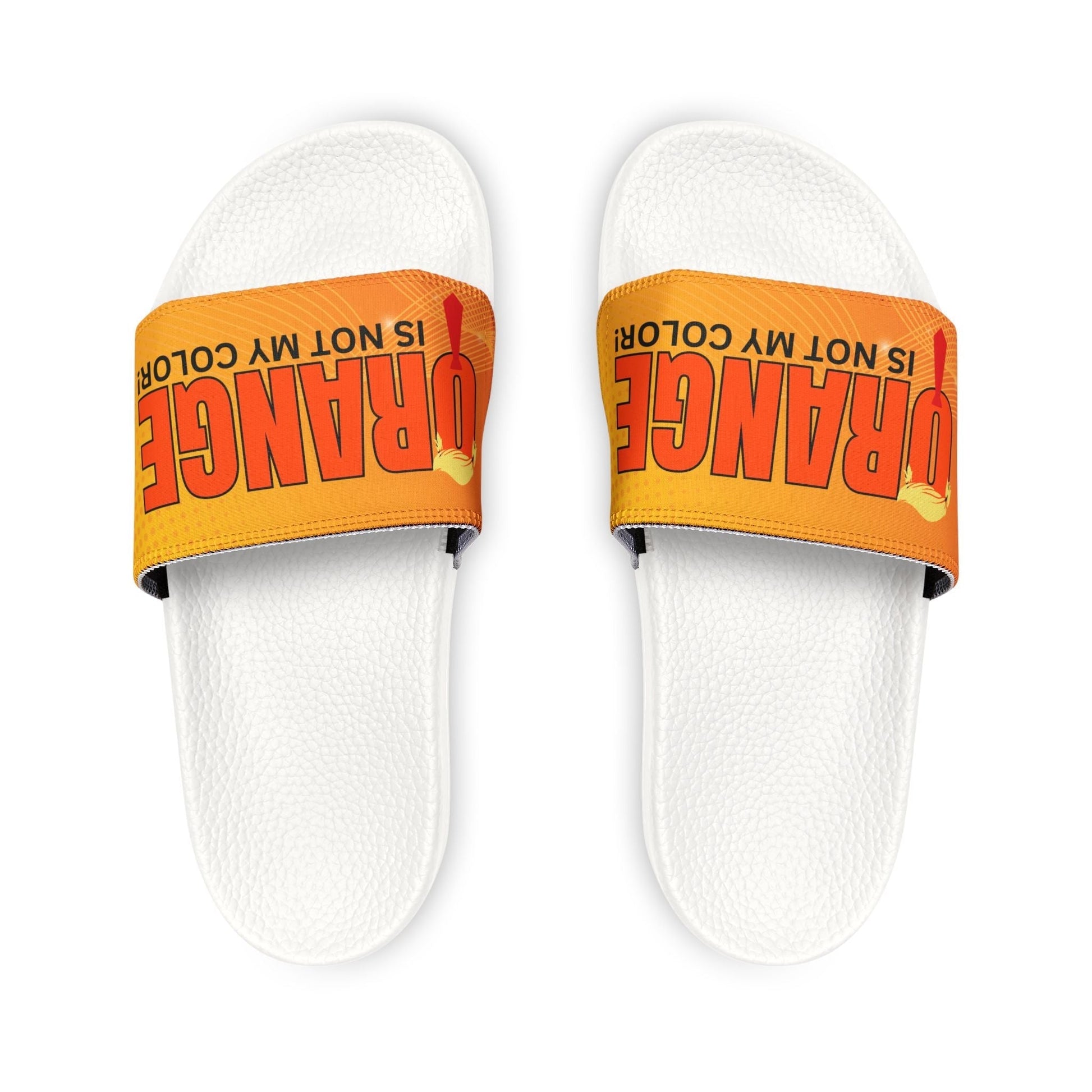 Stylish Men's Sandals - 'Orange Is Not My Color' Fashion Footwear - Korvel