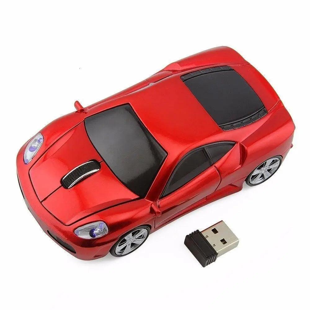 Trendy Sport Car Wireless Mouse - 1200DPI Optical Gaming Mouse