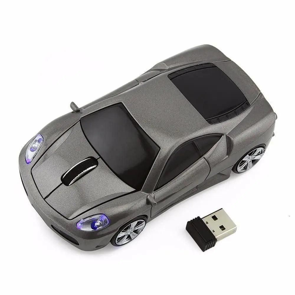 Trendy Sport Car Wireless Mouse - 1200DPI Optical Gaming Mouse