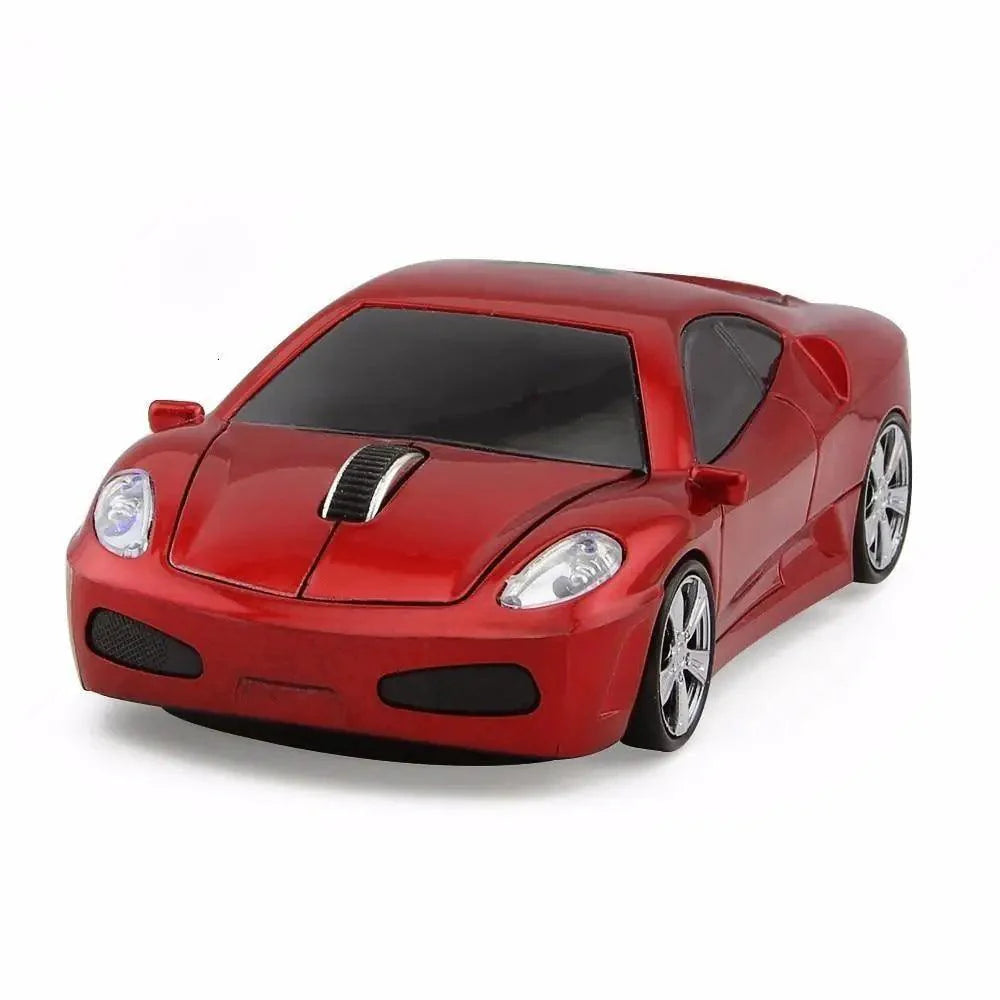 Trendy Sport Car Wireless Mouse - 1200DPI Optical Gaming Mouse