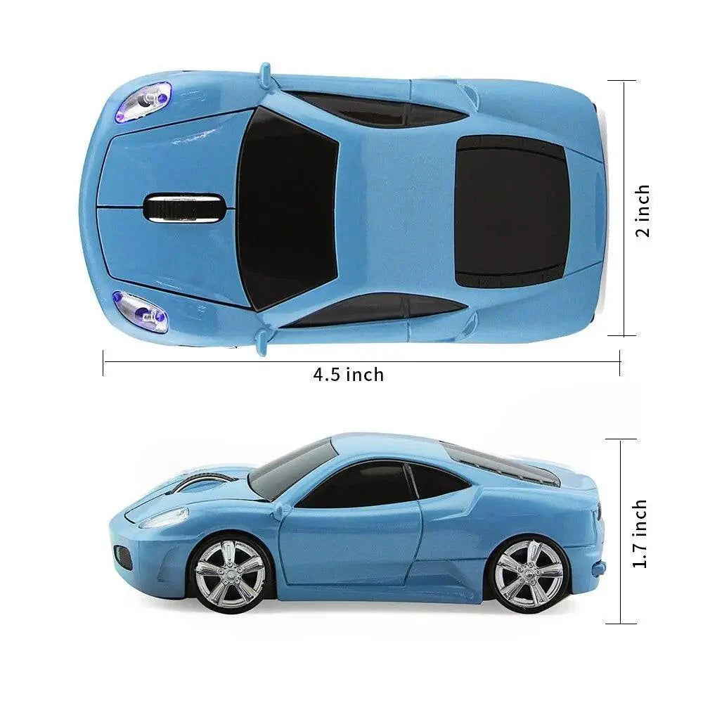 Trendy Sport Car Wireless Mouse - 1200DPI Optical Gaming Mouse