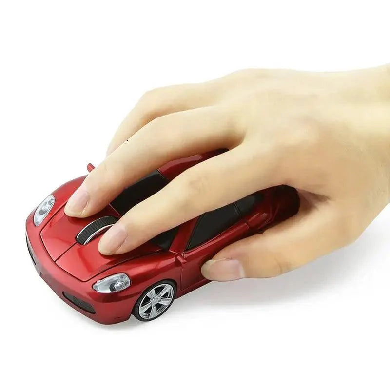 Trendy Sport Car Wireless Mouse - 1200DPI Optical Gaming Mouse