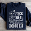Sudadera de truco o trato: Huele mis pies, dame algo bueno para comer