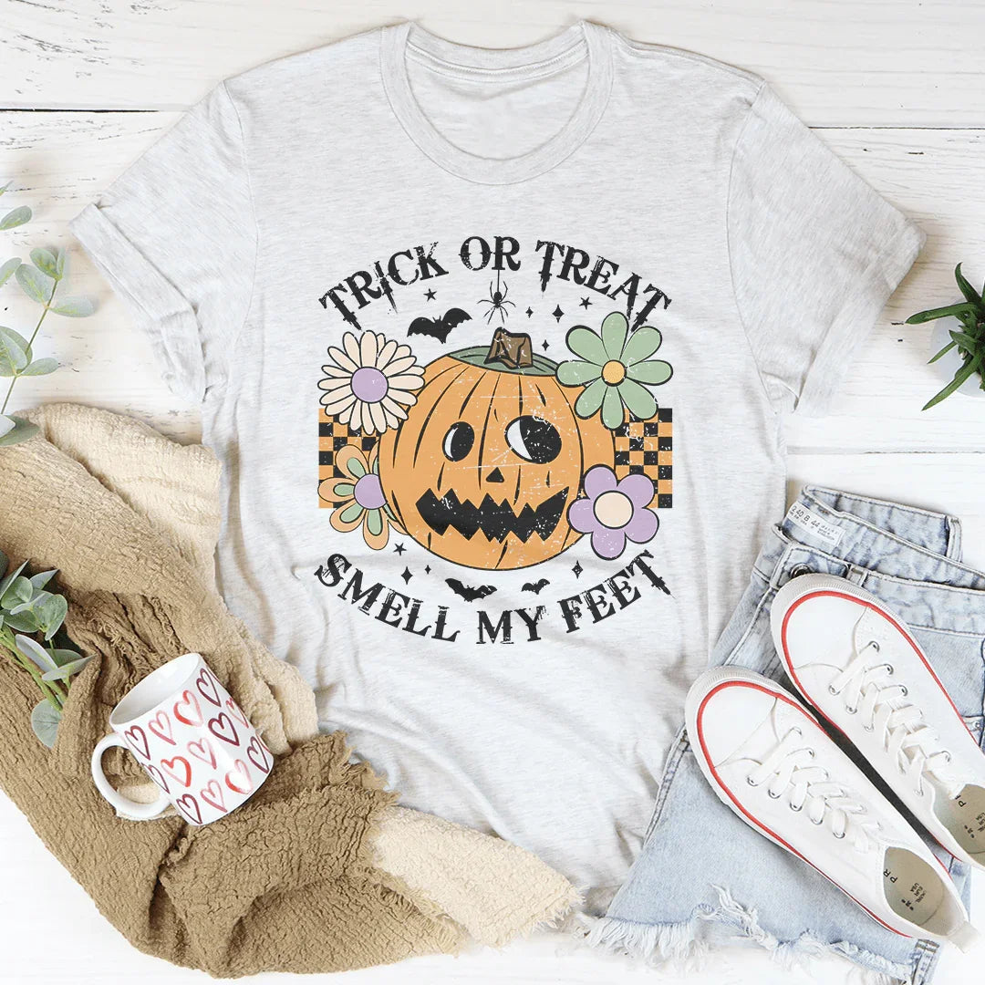 Camiseta "Truco o trato: huele mis pies"