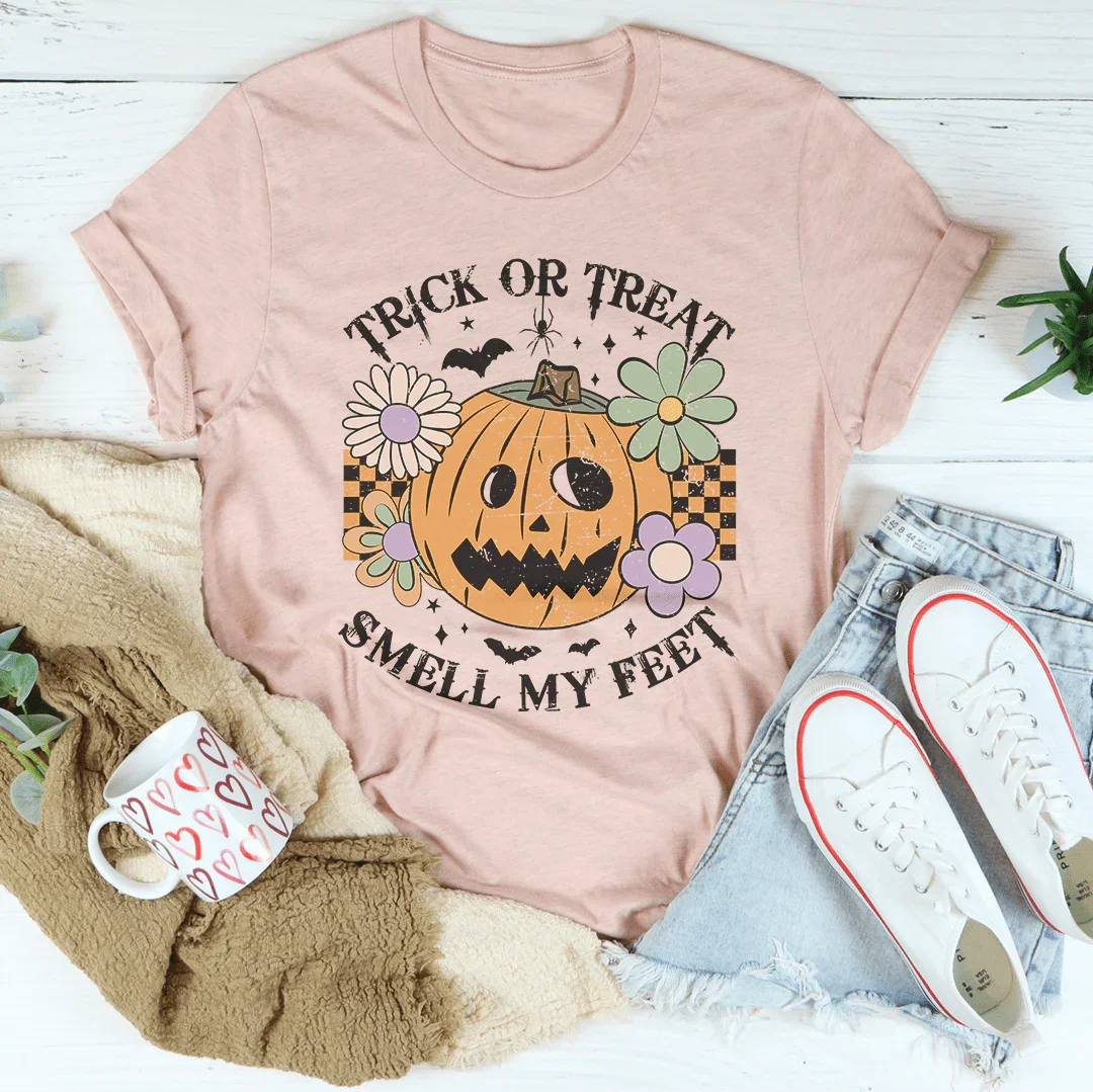 Camiseta "Truco o trato: huele mis pies"