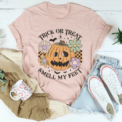 Camiseta "Truco o trato: huele mis pies"