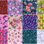 Carrés de tissu en coton pré-découpés Rosa 10"x10"
