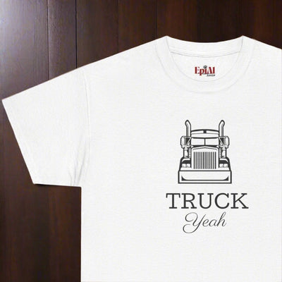 T-shirt unisexe en coton lourd Truck Yeah