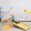 3-in-1 Kids Wooden Arch Triangle Rocker Climber Set