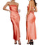 Elegant Satin Tube Maxi Dress for Special Occasions