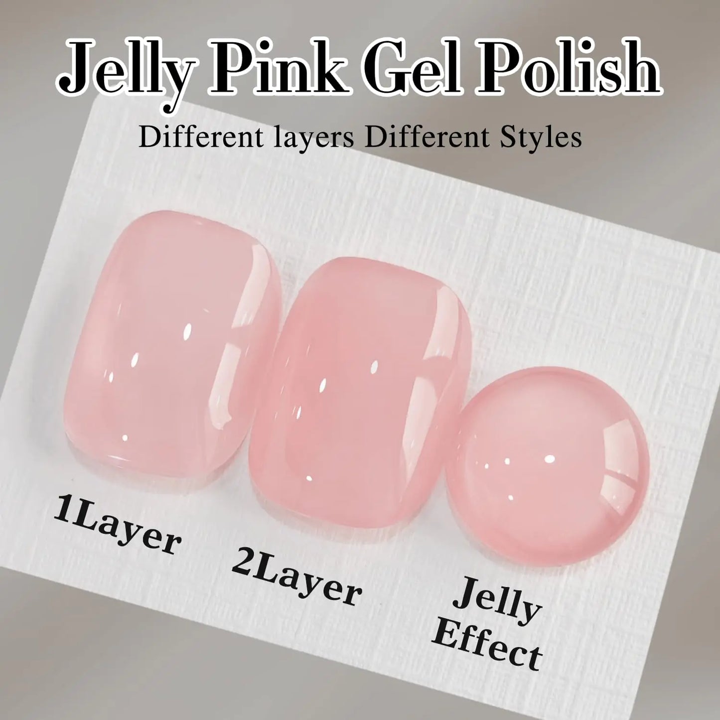 Esmalte de Gel Translúcido Double Rhythm - Rosa Lechoso 15ML