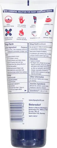 Onguent protecteur de la peau Aquaphor Advanced Therapy, tube de 7 oz