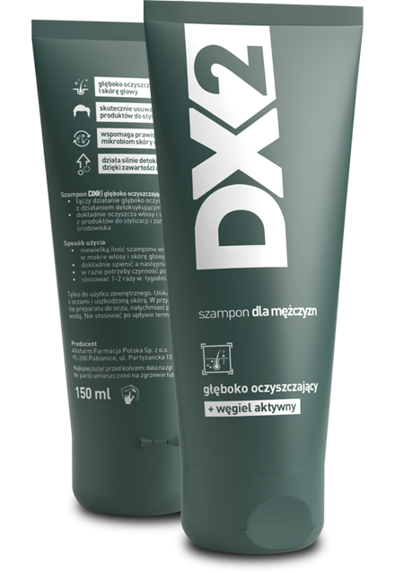 Shampoo purifiant DX2 au charbon actif - 150 ml