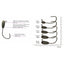 Reaction Tackle Tungsten Tube Jig Heads - 5-Pack