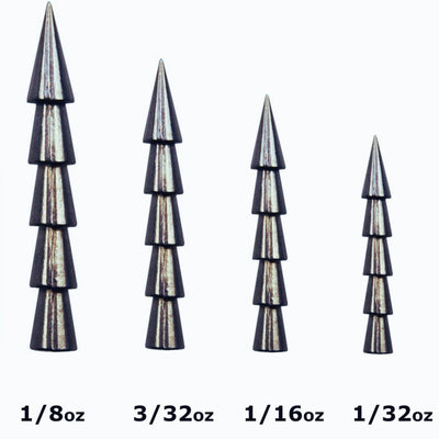 Reaction Tackle Tungsten Nail Weights/ Insert Sinkers