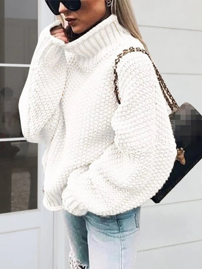 Turtleneck Long Sleeve Sweater - Korvel