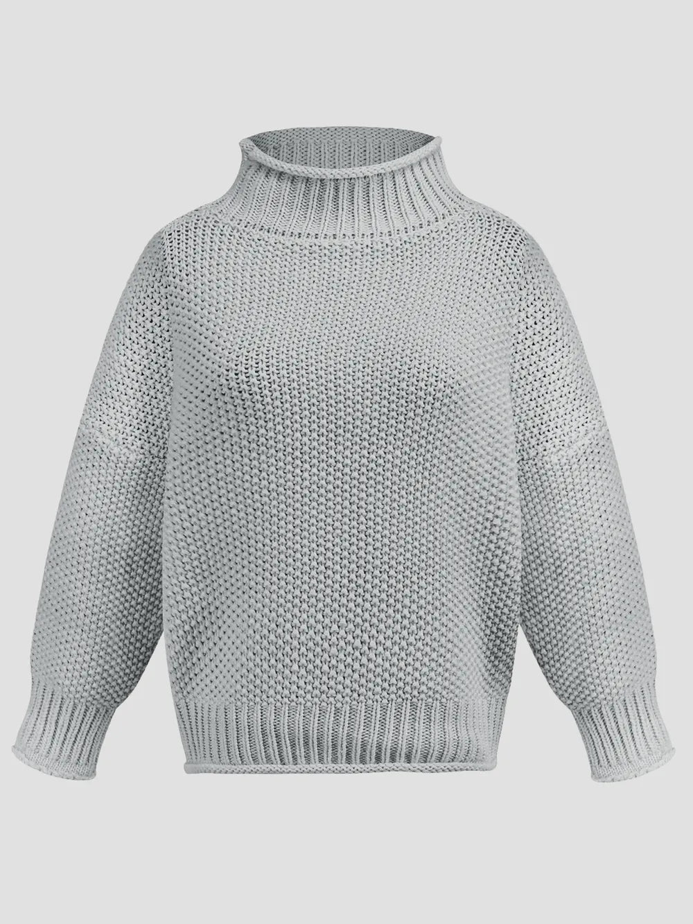 Turtleneck Long Sleeve Sweater - Korvel