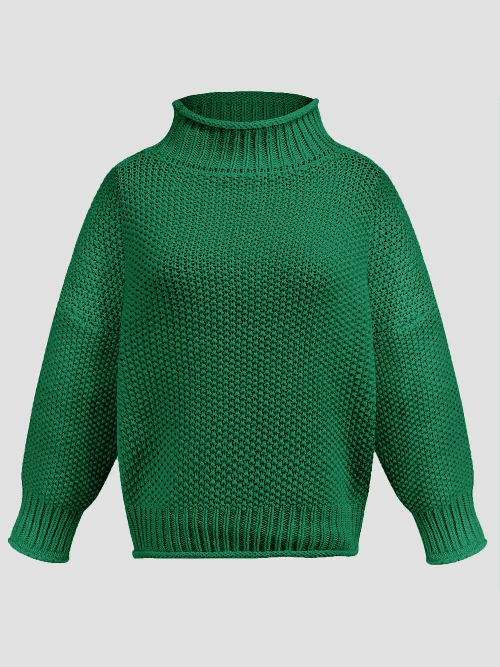 Turtleneck Long Sleeve Sweater - Korvel