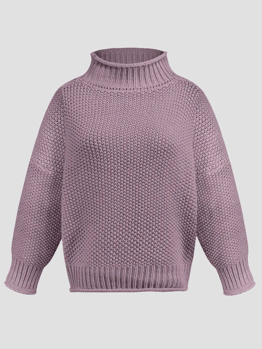 Turtleneck Long Sleeve Sweater - Korvel