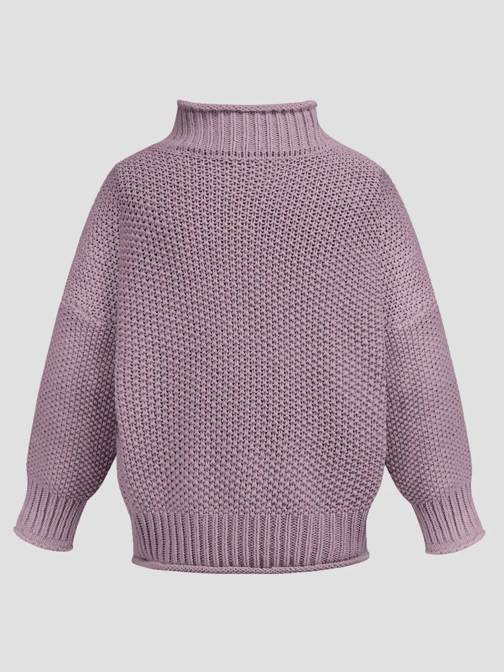 Turtleneck Long Sleeve Sweater - Korvel