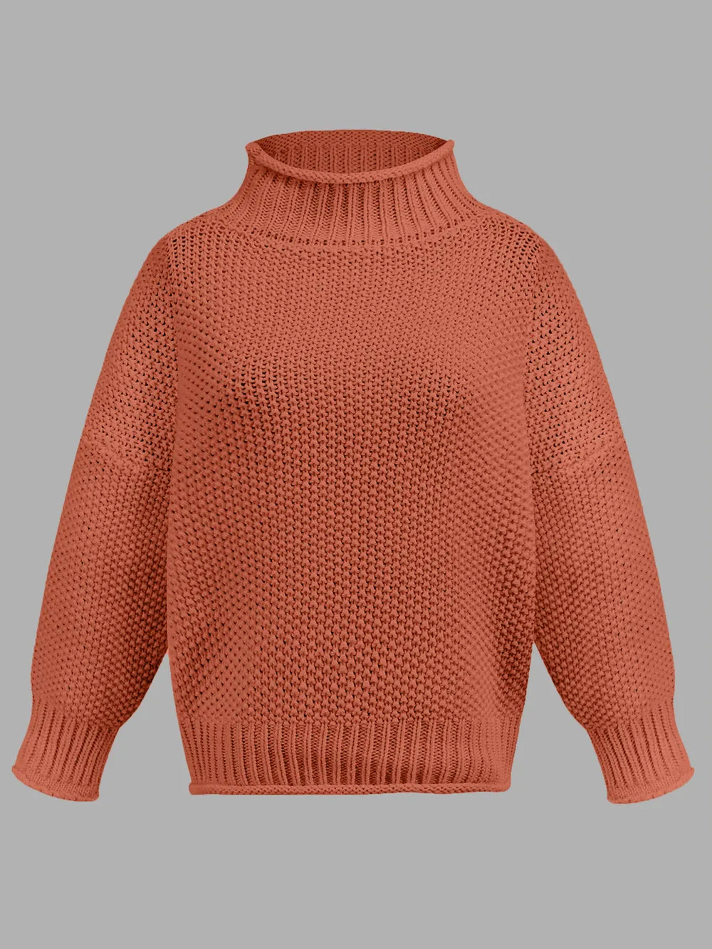 Turtleneck Long Sleeve Sweater - Korvel