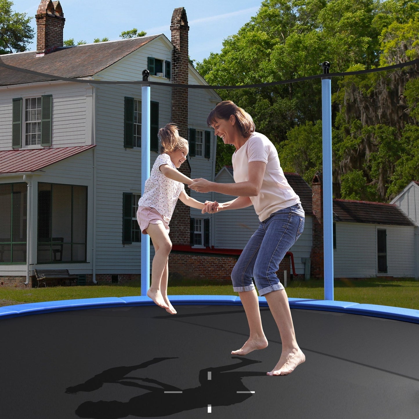 Trampoline extérieur de 12 pieds avec filet de sécurité