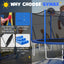 Premium Outdoor Trampoline with Enclosure Net - 12 to 16 Feet