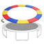 12 Feet Waterproof Trampoline Safety Pad - Multicolor