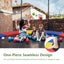 12 Feet Waterproof Trampoline Safety Pad - Multicolor