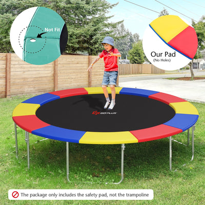 12 Feet Waterproof Trampoline Safety Pad - Multicolor