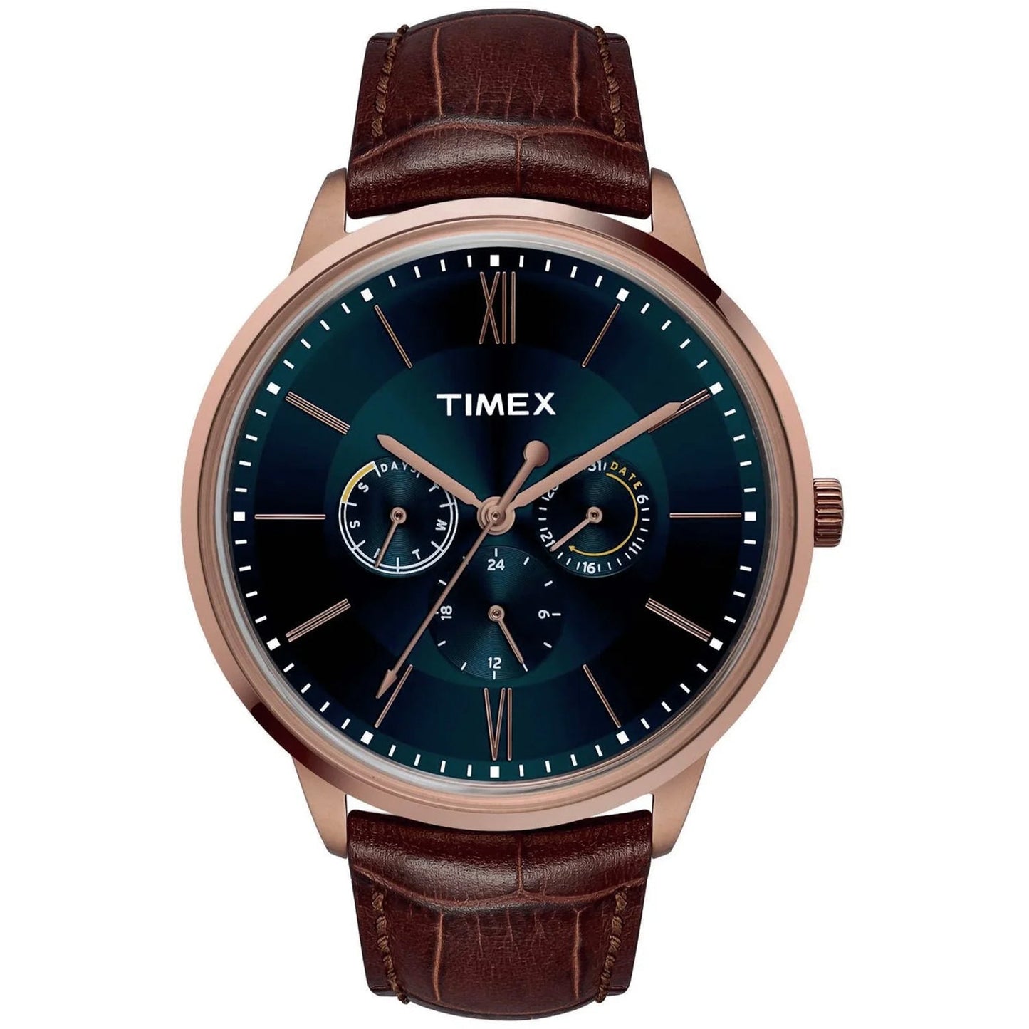 Timex Men's MK1 Watch - Blue Dial with Leather Strap