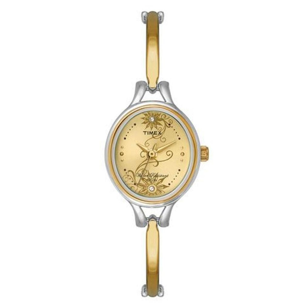 Reloj de dos tonos para mujer Timex
