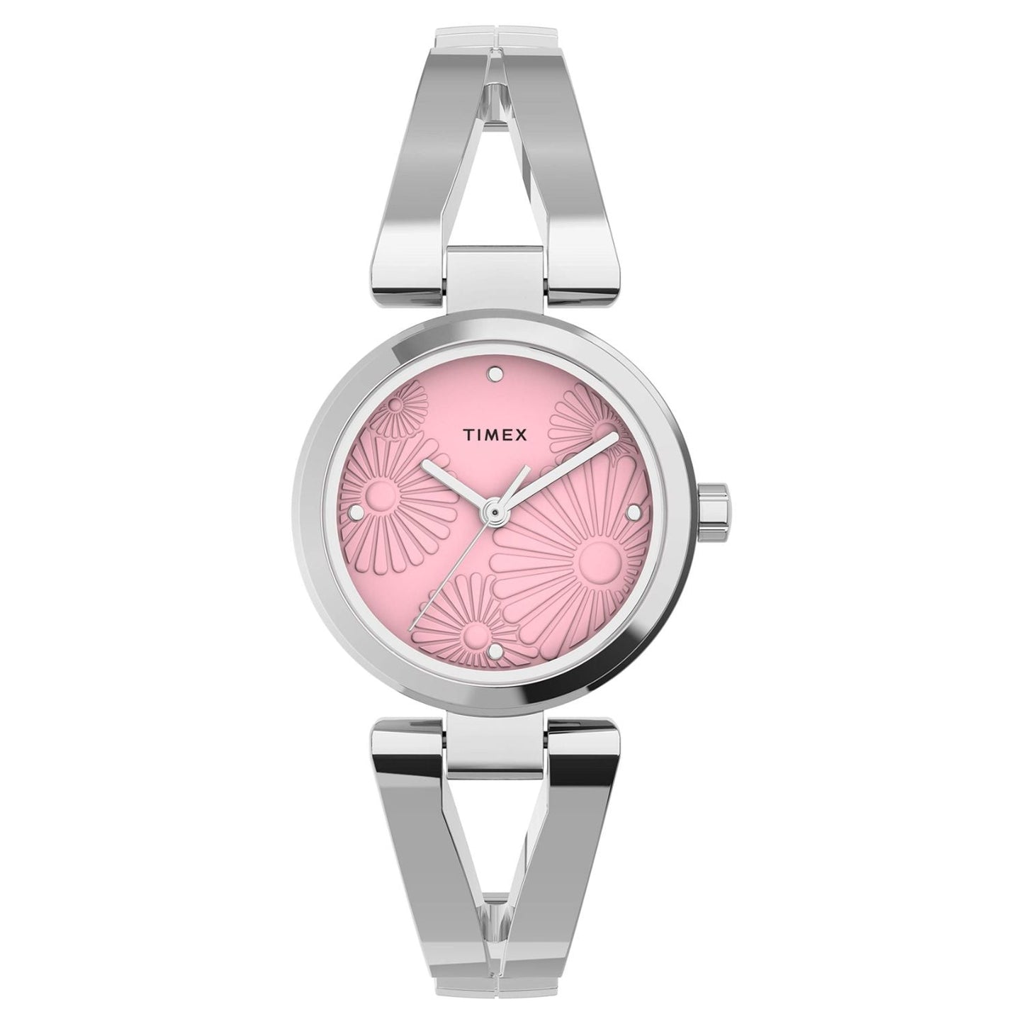 Reloj Floral para Mujer Timex con Esfera Rosa