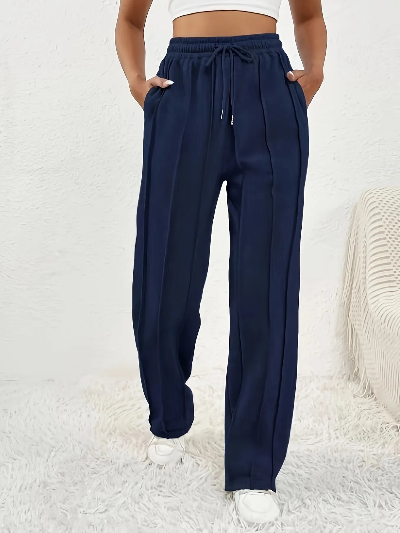 Premium Wide Leg Loose Sweatpants
