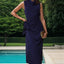 Twisted Slit Cowl Neck Sleeveless Midi Dress - Korvel