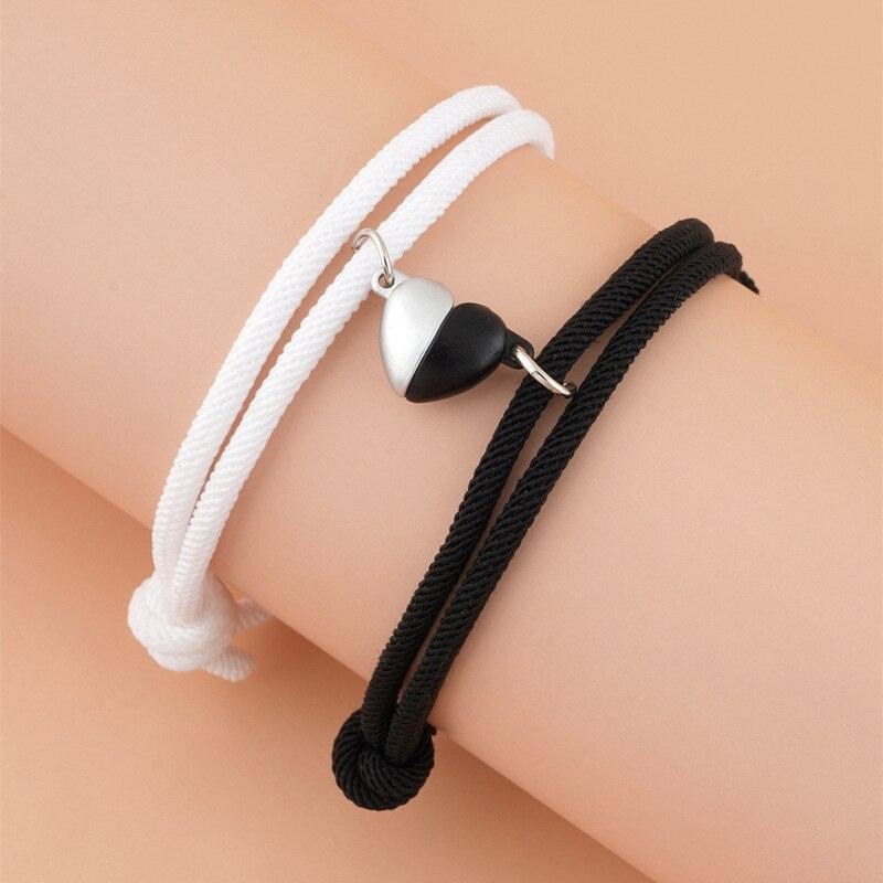 Heart Magnetic Couple Bracelets - Premium Friendship Jewelry