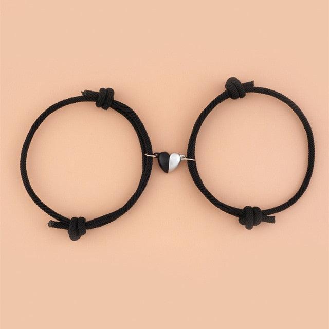 Heart Magnetic Couple Bracelets - Premium Friendship Jewelry