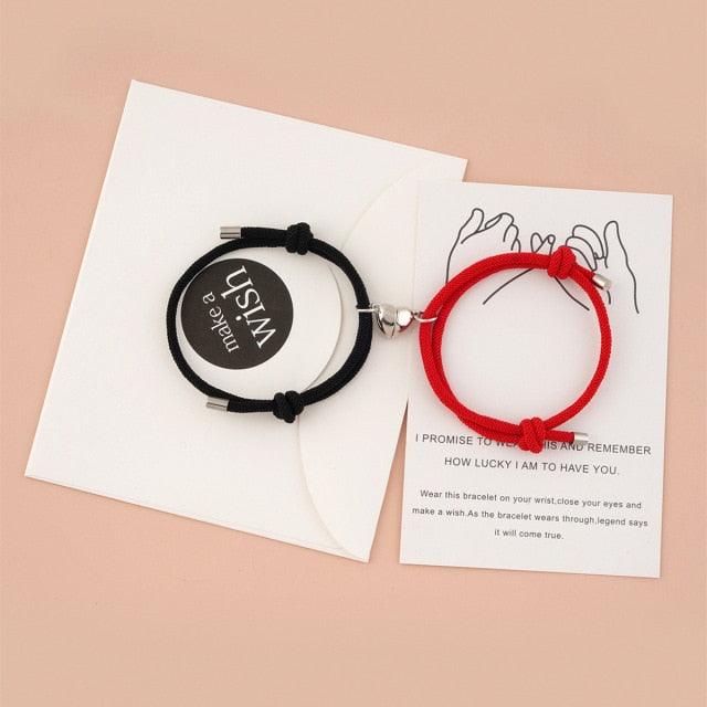 Heart Magnetic Couple Bracelets - Premium Friendship Jewelry