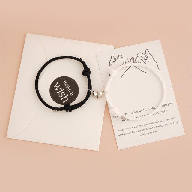 Heart Magnetic Couple Bracelets - Premium Friendship Jewelry