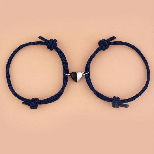 Heart Magnetic Couple Bracelets - Premium Friendship Jewelry